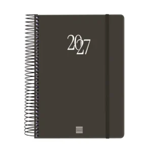 AGENDA ANUAL MY E10 1 DIA PAGINA 2027 NEGRO