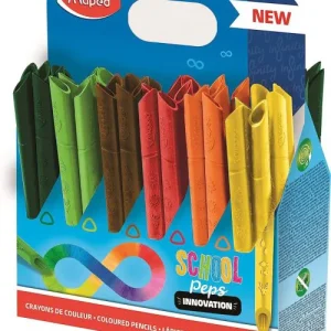Caja 72 lapices de colores infinity school pack