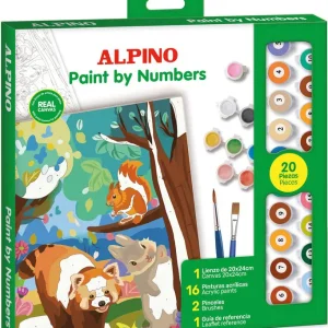 Set pinta por numeros forest