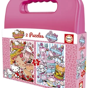 PUZZLE 2X48 PIEZAS HELLO KITTY