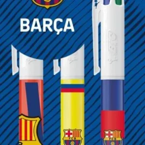 BLISTER 3 BOLIGRAFOS BIC 4 COLORES FC BARCELONA