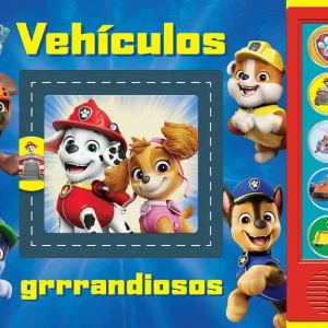 PATRULLA CANINA - PAW PATROL - VEHÍCULOS GRRRANDIOSOS - TRACE-A-TRACK LIBRO INTERACTIVO DE SONIDOS - PI KIDS 2026