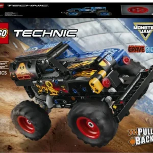 MONSTER JAM GRAVE DIGGER FUEGO Y HIELO LEGO TECHNIC
