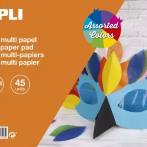 BLOC MANUALIDADES 45H MULTIPAPELES SURTIDOS 32X24
