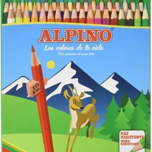 ESTUCHE 36 LAPICES COLORES ALPINO SURTIDOS