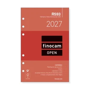 RECAMBIO R593 ANUAL 500 SEMANA VISTA HORIZONTAL 2027
