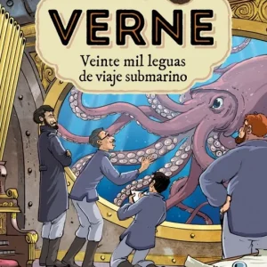 Julio Verne - Veinte mil leguas de viaje submarino (edición actualizada, ilustrada y adaptada) Verne, Julio 2024