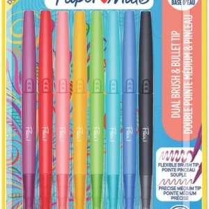 BLISTER 8 ROTULADORES DOBLE PUNTA FLAIR DUAL COLORES SURT.