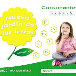 NUEVO JARDIN DE LETRAS CONSONANTES 1 CUADRÍCULA AA.VV. 2017