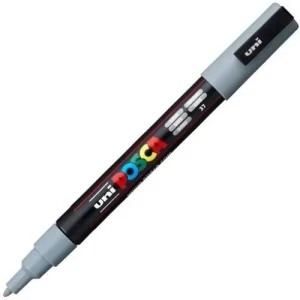 MARCADOR UNI-POSCA PC3M COLOR GRIS 0.9-1.3MM