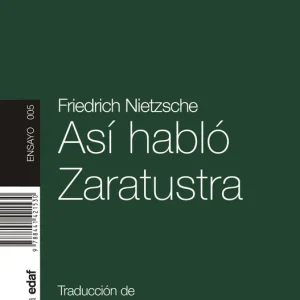 ASI HABLO ZARATUSTRA. Nietzsche, Friedrich 2010