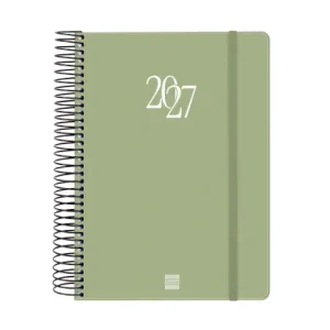 AGENDA ANUAL MY E10 1 DIA PAGINA 2027 VERDE