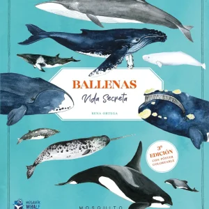 Ballenas. Vida secreta (3ª edición con póster coloreable) Ortega, Rena 2025