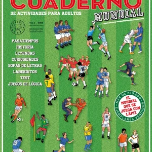 Cuaderno de actividades para adultos- MUNDIAL de fútbol OMIT BLACKIE ES 2026