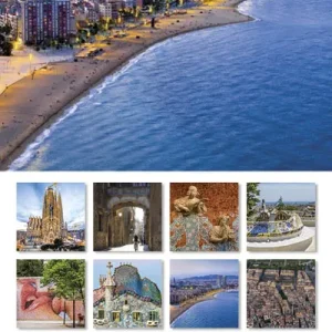 Cal. 2026 Pared (16x16 cm) Barcelona-1 (Barceloneta) AA.VV. 2025