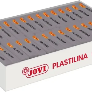 C/30 tacos plastilina jovi 70 pequeña 50g. gris
