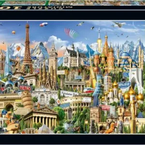 PUZZLE 1000 PIEZAS SIMBOLOS DE EUROPA MINIATURE
