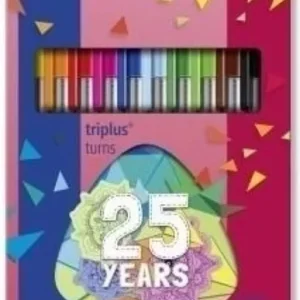 ESTUCHE 8+2 ROTULADORES COLORES TRIPLUS FINELINER 334