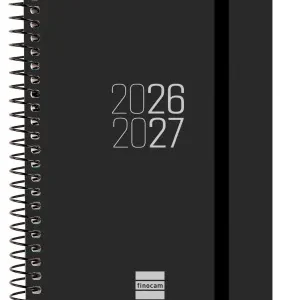 AGENDA ESCOLAR 26-27 E8 SVH ESPIR NEGRO ESPIRAL