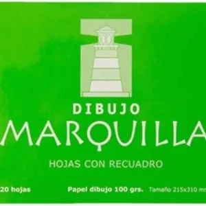 Paq/10 bloc dibujo espiral 95g fº 20h con recuadro a4