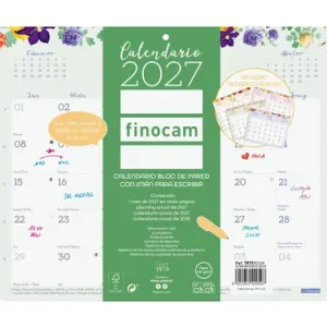 Calendario pared iman escribir design 2027 25x20cm