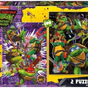 PUZZLE 2X500 PIEZAS TORTUGAS NINJA