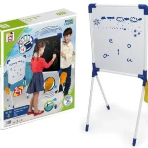 PIZARRA JUNIOR REVERSIBLE 37X32X85CM INCLUYE 12 PIEZAS