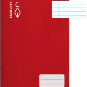 PAQ/10 LIBRETAS ROJO 4º 32H 70G. PAUTA MONTESSORI 3.5 C/M
