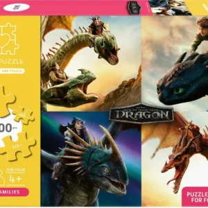 COMO ENTRENAR A TU DRAGON TEAMPUZZLE  70-110-160-260 PIEZAS