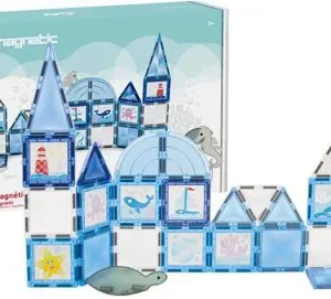 JUEGO MAGNETICO EL OCEANO 40 PIEZAS Y 6 MARCADORES GIROS