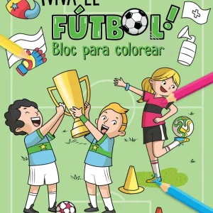 ¡VIVA EL FÚTBOL! BLOC PARA COLOREAR BALLON 2026