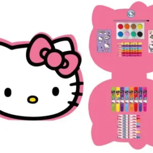 SET PAPELERIA COLOREABLE CAJA HELLO KITTY