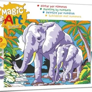 MAGIC ART NUMBER ART +9 ANIMALES SALVAJES