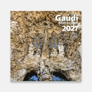 Cal. 2027 Pared(16x16cm)Gaudí-1B(S. Familia) AA.VV. 2026