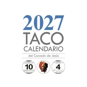 (2026).TACO CALENDARIO SAGRADO CORAZON DE JESUS/CON PEANA AA.VV. 2026