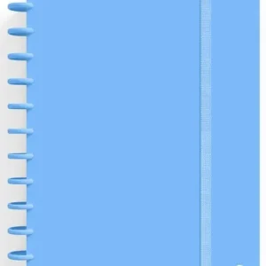CUADERNO INGENIOX A4 80H HORIZONTAL AZUL PASTEL
