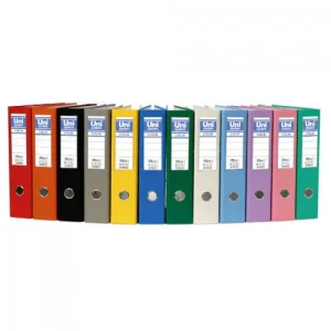 ARCHIVADOR Fº PALANCA 65MM CARTON FORRADO PLASTICO VERDE