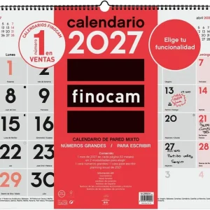 Calendario pared mixto xl 2027 540x420mm