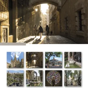 Cal. 2026 Pared (30x30 cm) Barcelona-3 (Ciutat Vella) AA.VV. 2025