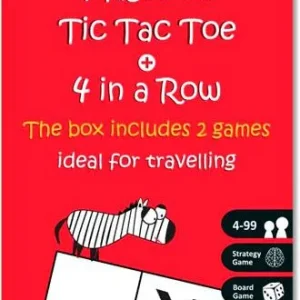 JUEGO MAGNETICO TIC TAC TOE + 4 EN RAYA TO GO