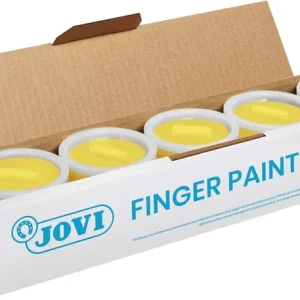 ESTUCHE 5 BOTES PINTURA DEDOS JOVI 125ML AMARILLO