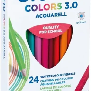 Estuche 24 lapices colores giotto colors 3.0 aquarell