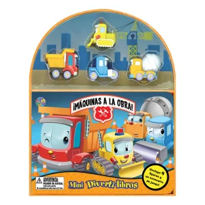 ¡Máquinas a la obra! (Mini Diverti-Libros) AA.VV. 2024
