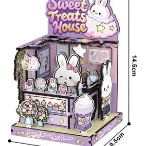 Puzzle madera sweet rabbit house 57 piezas
