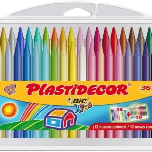 Estuche 36 ceras plastidecor