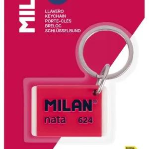 Blister llavero goma milan nata 624