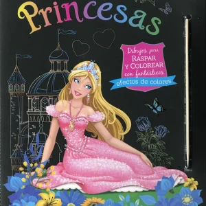 Princesas. Dibujos para raspar y colorear Ediciones, Susaeta 2023