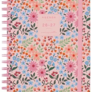 AGENDA ESCOLAR 26-27 E10 DP MONIQUILLA ROSA  ESPIRAL