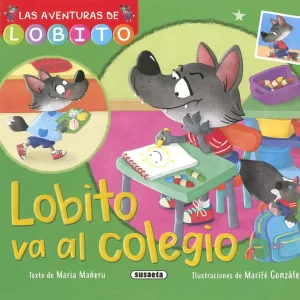 Lobito va al colegio Mañeru, María 2024