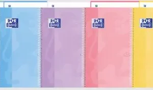 Paq/5 bloc a4+ 80h 90g. dots europeanbook1 microperforado touch colores pastel